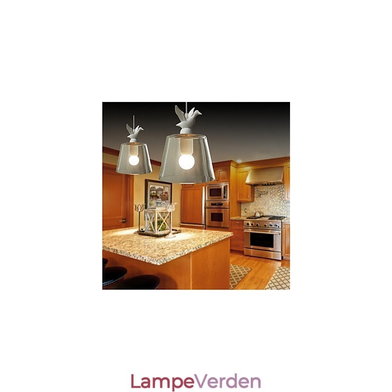 American Style Retro Creative Single Head Glas lampe Nordic Cafe