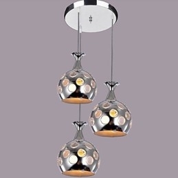 Moderne moderne ø mini stil galvaniseret pendel