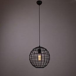 Mini pendel sfærisk lampe 1 lys maleri behandling