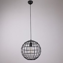 Mini pendel sfærisk lampe 1 lys maleri behandling