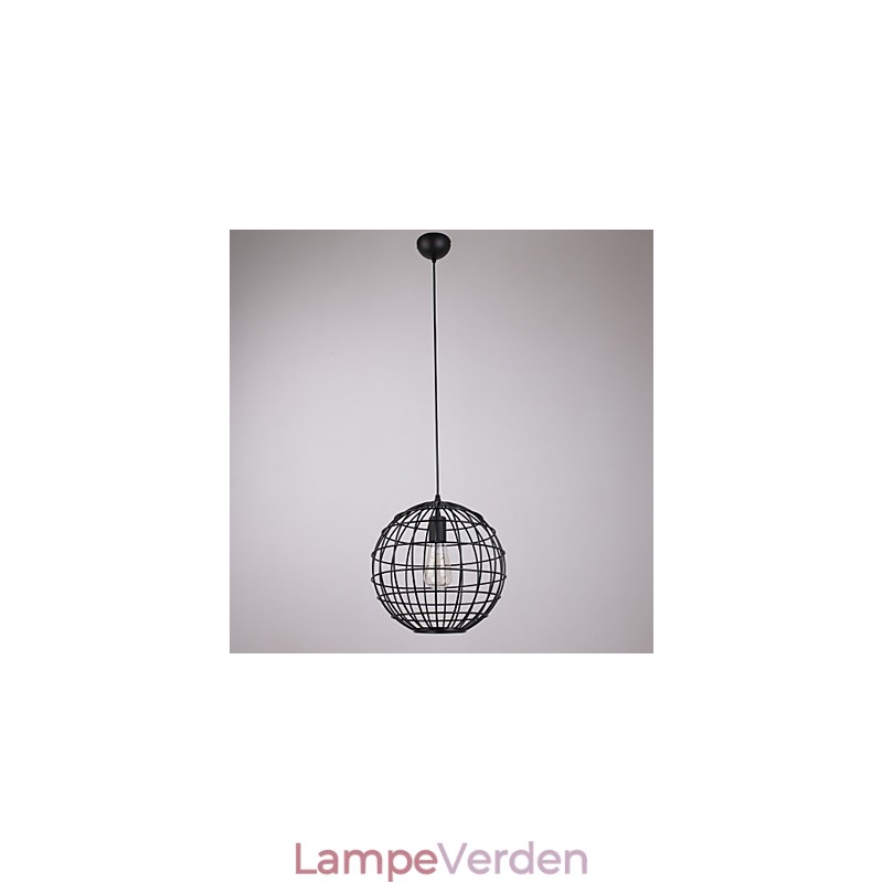 Mini pendel sfærisk lampe 1 lys maleri behandling