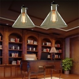 American Style Retro Creative Single Head Glas lampe Nordic Cafe