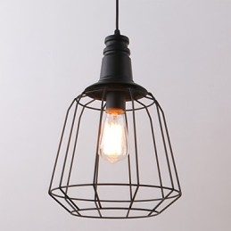 Rustik Lodge Retro Country Mini Style Maleri Metal Pendel Light Garage