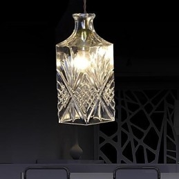 Moderne moderne Crystal Metal Pendel Light