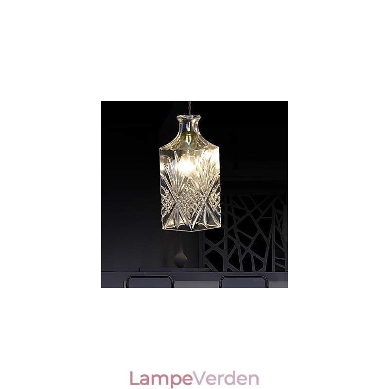 Moderne moderne Crystal Metal Pendel Light