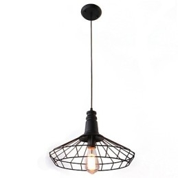 Rustik Lodge Retro Country Mini Style Maleri Metal Pendel Light Garage
