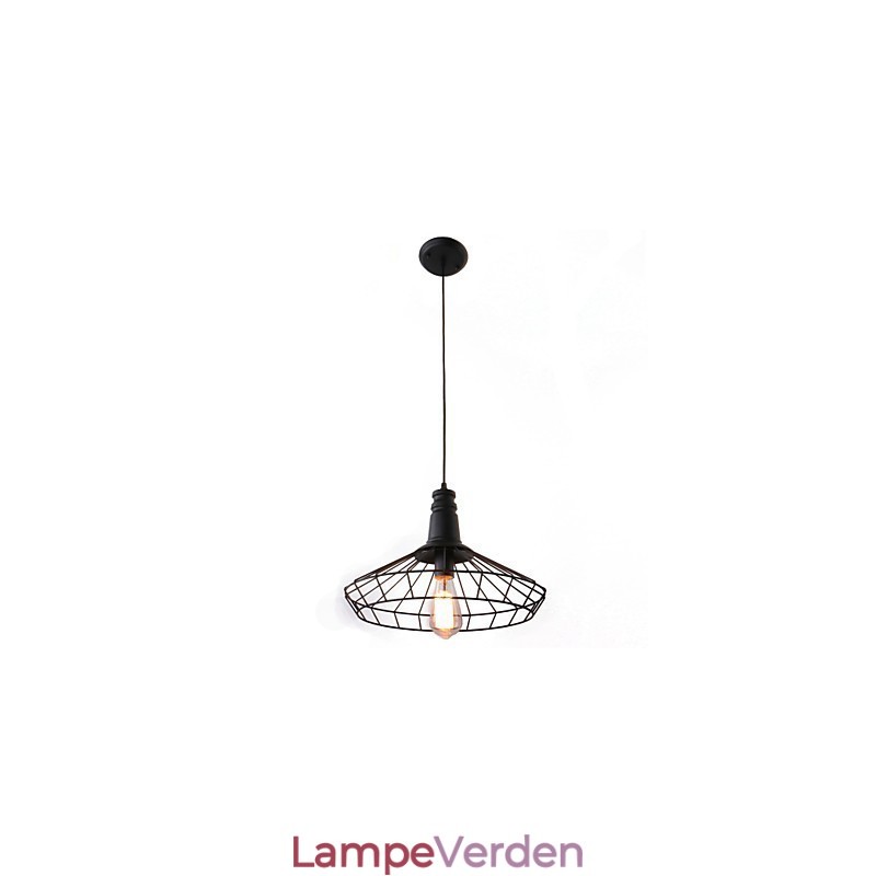 Rustik Lodge Retro Country Mini Style Maleri Metal Pendel Light Garage