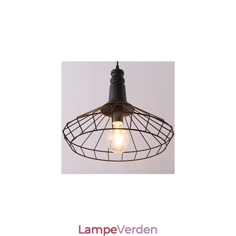 Rustik Lodge Retro Country Mini Style Maleri Metal Pendel Light Garage