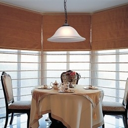 Traditionel klassisk skål mini-stil bronze pendel