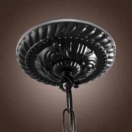 Traditionel klassisk skål mini-stil bronze pendel