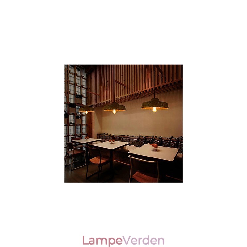 1 Leder af Americange Museum Creative Bamboo Straw hat Light Simple
