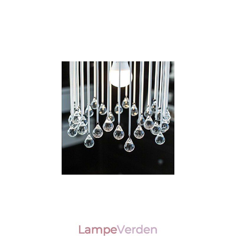 Moderne moderne traditionelle klassiske krystal mini stil maleri metal pendel lys