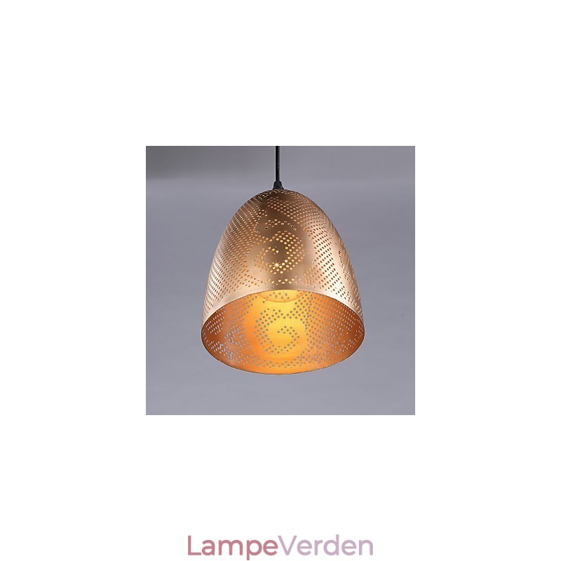 Moderne smedede Lron guld lysekrone