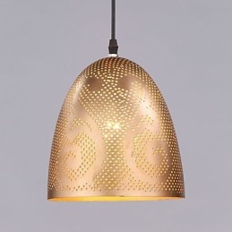 Moderne smedede Lron guld lysekrone