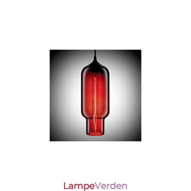 Retro kreativ enkelthoved glaspendellampe Cafe i guldfiskskålen