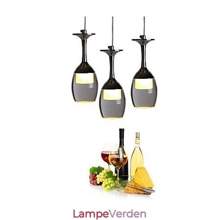 Pendellamper 3 lys rund bagplade Moderne moderne metal Pendellamper 3 lys rund bagplade Moderne moderne metal