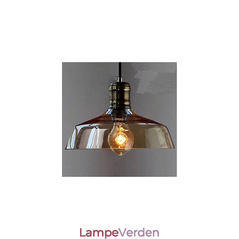 Enkel retro industriel glaspendel