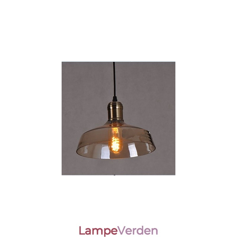 Enkel retro industriel glaspendel