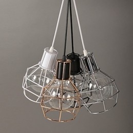 Moderne Metal Mesh Pendel Light Simple Pendel Lamper Cafe Pendel Lampe