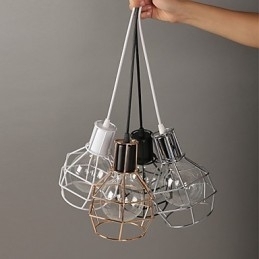 Moderne Metal Mesh Pendel Light Simple Pendel Lamper Cafe Pendel Lampe