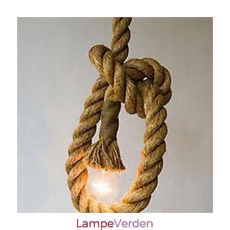 Pendel 1 lys amerikansk countryside stil retro originalitet lampe metal