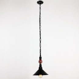Vandrør Retro Plating 1 Lys Maleri Pendant