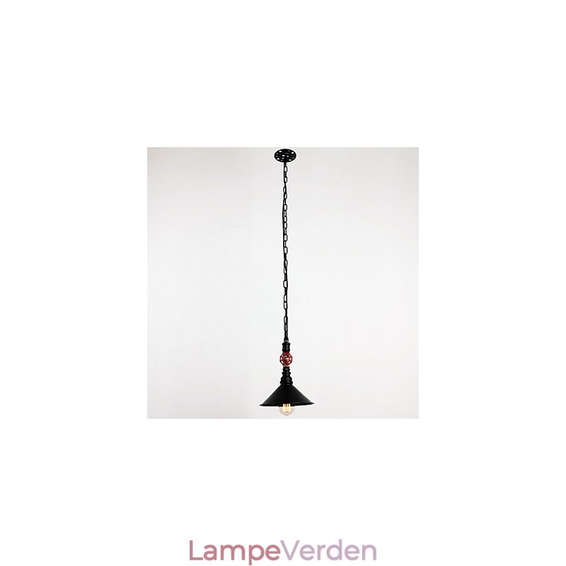 Vandrør Retro Plating 1 Lys Maleri Pendant