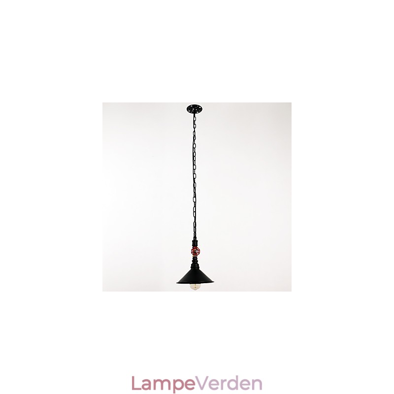 Vandrør Retro Plating 1 Lys Maleri Pendant