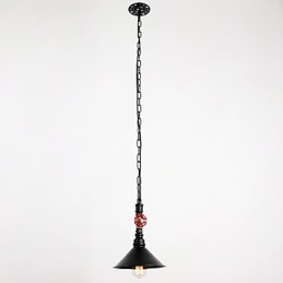 Vandrør Retro Plating 1 Lys Maleri Pendant