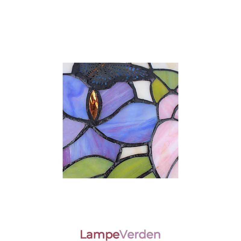 Landdistrikter Creative Arts Farvet glas lysekrone Gendannelse af gamle måder Lampe lys