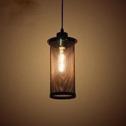 Creative Metal Mesh Pendel Light Simple Pendel Lamper Cafe Pendel Lampe