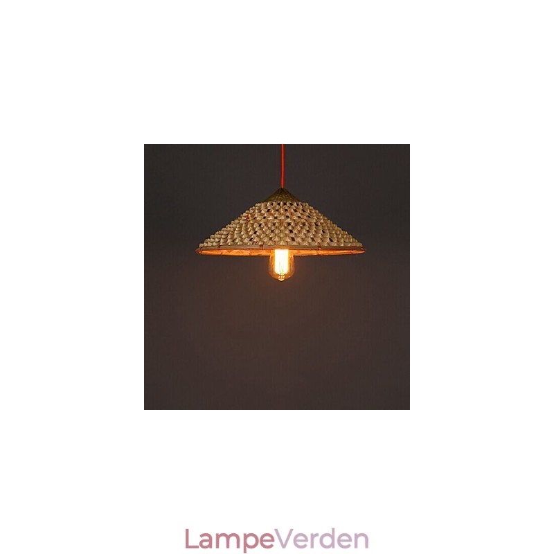 Vintage Farm Straw Bambus Lysekrone Lysekrone Lysekrone