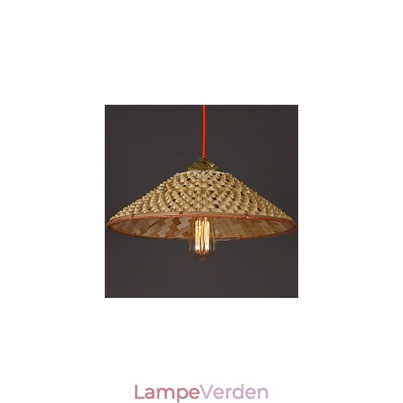 Vintage Farm Straw Bambus Lysekrone Lysekrone Lysekrone