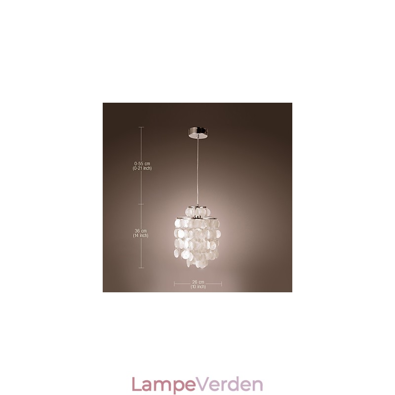 Moderne moderne mini-stil krom pendel