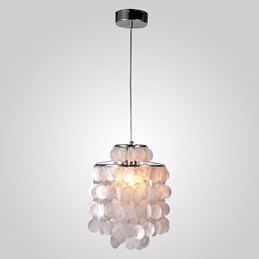 Moderne moderne mini-stil krom pendel