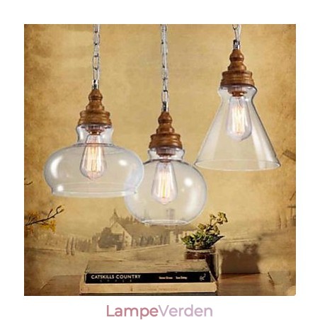 Wood Grain Crystal Droplight Cafe Belysning Lamper Og Lanterne Wood Grain Crystal Droplight Cafe Belysning Lamper Og Lanterne
