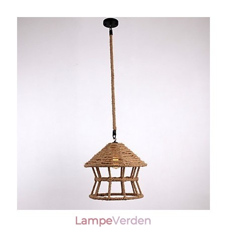 Rope 1 Light Pendel Light Contemporary Country