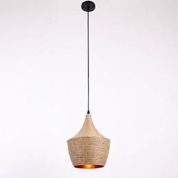 Rope Pendel Light Mini Style Country