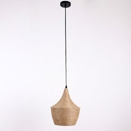 Rope Pendel Light Mini Style Country