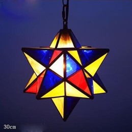 30CM Kunstnerisk Individualitet Kreativ Porch Modern Stars Droplight Lampe