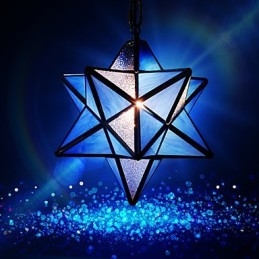 30CM Kunstnerisk Individualitet Kreativ Porch Modern Stars Droplight Lampe