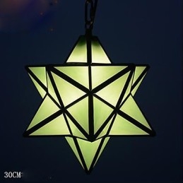 30CM Kunstnerisk Individualitet Kreativ Porch Modern Stars Droplight Lampe