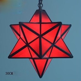 30CM Kunstnerisk Individualitet Kreativ Porch Modern Stars Droplight Lampe