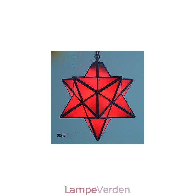 30CM Kunstnerisk Individualitet Kreativ Porch Modern Stars Droplight Lampe