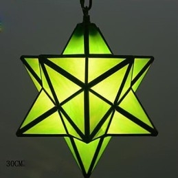 30CM Kunstnerisk Individualitet Kreativ Porch Modern Stars Droplight Lampe