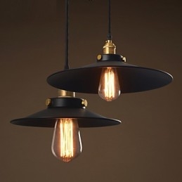 Europæisk stil Retro Klassisk Pendel Metal Art Droplight Giv Pære Diameter
