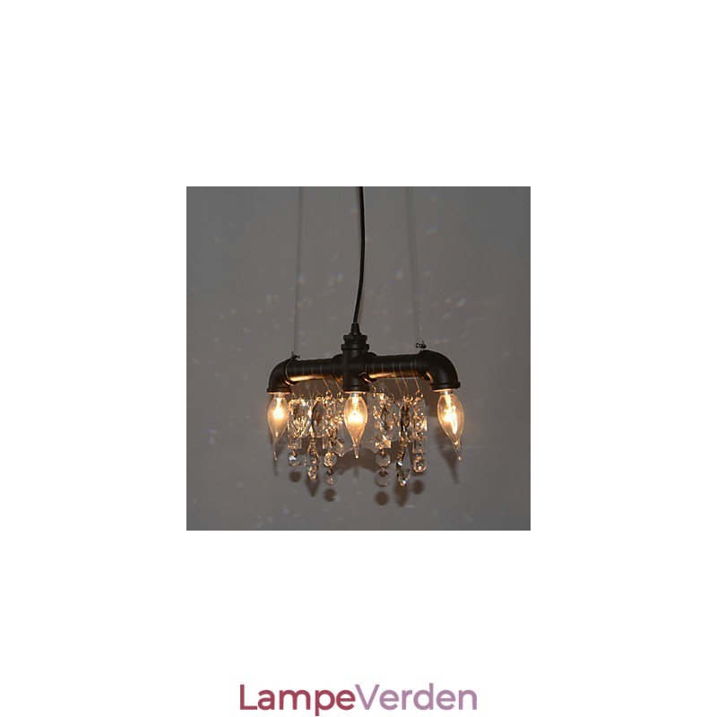 North American Style Creative 3 Light Pendant I Pipe Design