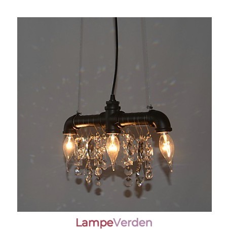 North American Style Creative 3 Light Pendant I Pipe Design North American Style Creative 3 Light Pendant I Pipe Design