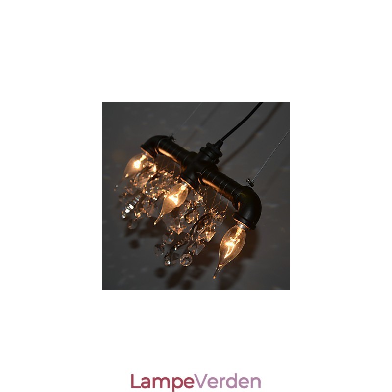 North American Style Creative 3 Light Pendant I Pipe Design