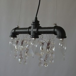 North American Style Creative 3 Light Pendant I Pipe Design